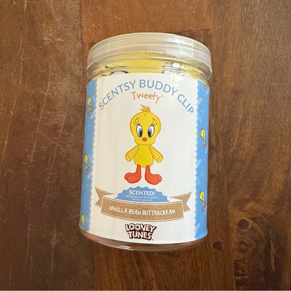 Scentsy‎ kids buddy clip Tweety Vanilla Bean Buttercream NEW